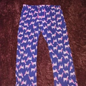 [Pyjama Bottoms] Small, Purple, Llama themed, Lightly Used